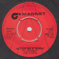 Marsha Hunt The Other Side Of Midnight Vinyl 7" USED
