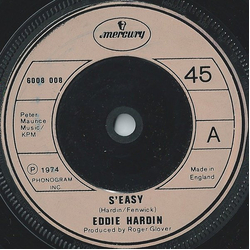 Eddie Hardin S'Easy Vinyl 7" USED