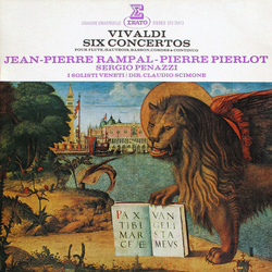 Antonio Vivaldi / Jean-Pierre Rampal / Pierre Pierlot / Sergio Penazzi / I Solisti Veneti / Claudio Scimone Six Concertos Pour Flute, Hautbois, Basson