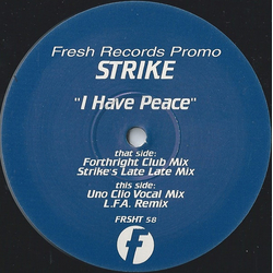 Strike I Have Peace Vinyl 12" USED