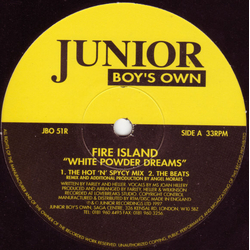 Fire Island White Powder Dreams Vinyl 12" USED