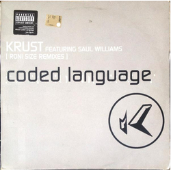 Krust / Saul Williams Coded Language (Roni Size Remixes) Vinyl 12" USED