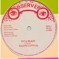Joseph Cotton / Niney The Observer Fit & Ready / Iron Fist Vinyl 12" USED