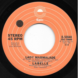 LaBelle Lady Marmalade / Space Children Vinyl 7" USED
