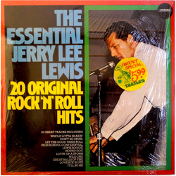 Jerry Lee Lewis The Essential Jerry Lee Lewis - 20 Original Rock'n'Roll Hits Vinyl LP USED