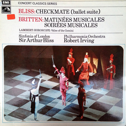 Arthur Bliss / Benjamin Britten / Constant Lambert Checkmate / Matinées Musicales / Soirées Musicales / Horoscope Vinyl LP USED