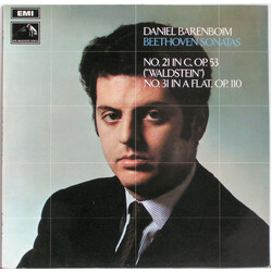 Daniel Barenboim Beethoven Sonatas: No.21 in C, Op.53 ("Waldstein"); No.31 in A Flat, Op.110 Vinyl LP USED