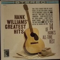 Hank Williams Hank Williams' Greatest Hits Vinyl LP USED