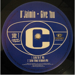 Djaimin Give You USED VINYL 12INCH 33 S RPM