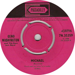 Geno Washington & The Ram Jam Band Michael Vinyl 7" USED