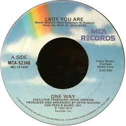One Way Lady You Are Vinyl 7" USED