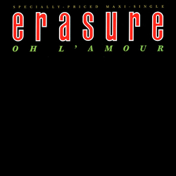 Erasure Oh L'Amour Vinyl 12" USED