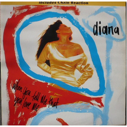 Diana Ross When You Tell Me That You Love Me Vinyl 12" USED