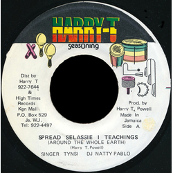 Tynsi / Natty Pablo Spread Selassie I Teachings Vinyl 7" USED