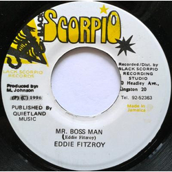 Edi Fitzroy / Mafia & Fluxy Mr. Boss Man Vinyl 7" USED