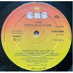 Earth, Wind & Fire I Am Vinyl LP USED
