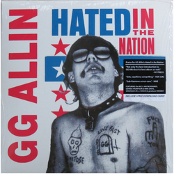 GG Allin Hated In The Nation Vinyl LP USED