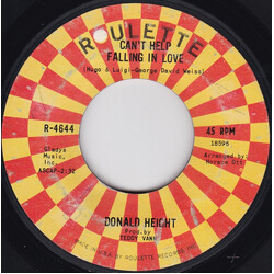 Donald Height Can't Help Falling In Love / Bow 'N Arrow USED VINYL 7INCH 45 RPM