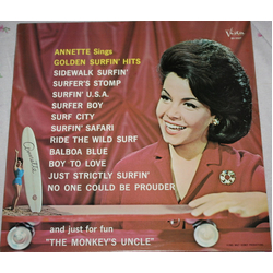 Annette (7) Annette Sings Golden Surfin' Hits Vinyl LP USED