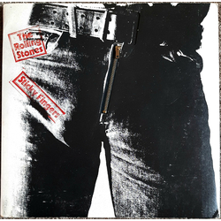 The Rolling Stones Sticky Fingers LP Album Zip - USED