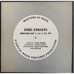 Dire Straits Masters Of Rock - Broadcast 1/16-1/31/89 LP Transcription - USED