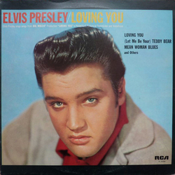 Elvis Presley Loving You Vinyl LP USED