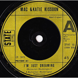 Mac And Katie Kissoon I'm Just Dreaming Vinyl 7" USED