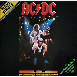 AC/DC For Those About To Rock (We Salute You) Vinyl 12" USED