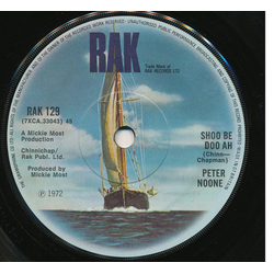 Peter Noone Shoo Be Doo Ah Vinyl 7" USED