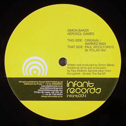 Simon Baker Aerosol Games Vinyl 12" USED