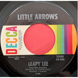 Leapy Lee Little Arrows / Time Will Tell Vinyl 7" USED