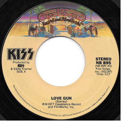 Kiss Love Gun Vinyl 7" USED