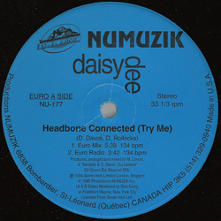 Daisy Dee Headbone Connected (Try Me) Vinyl 12" USED