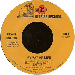 Frank Sinatra My Way Of Life / Cycles VINYL 7" USED