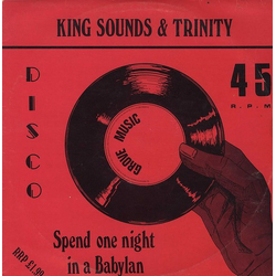 King Sounds / Trinity Wade Brammer / Jah Woosh Spend One Night In A Babylan / Keep Us Down In Poverty Vinyl 12" USED