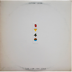 Elton John Too Low For Zero Vinyl LP USED