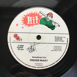 Freddie McKay Sometimes I Cry Vinyl 12" USED