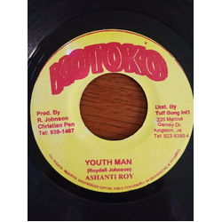 Congo Ashanti Roy / Hugo Blackwood Youth Man  /  Ruff Justice Version Vinyl 7" USED