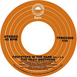 The Isley Brothers Footsteps In The Dark (Part 1 & 2) / Between The Sheets Vinyl 7" USED