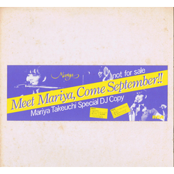 Mariya Takeuchi Meet Mariya, Come September!! Mariya Special DJ Copy Vinyl 12" USED