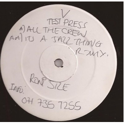 Roni Size All The Crew 'Big Up' / Its A Jazz Thing (Remixes) Vinyl 12" USED