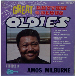 Amos Milburn Great Rhythm & Blues Oldies Volume 10 - Amos Milburne Vinyl LP USED
