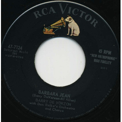 Barry De Vorzon / Don Ralke Orchestra Barbara Jean / Baby Doll Vinyl 7" USED