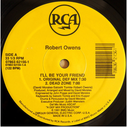 Robert Owens I'll Be Your Friend Vinyl 12" USED