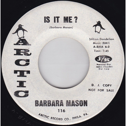 Barbara Mason Is It Me? Vinyl 7" USED