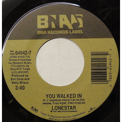 Lonestar (3) You Walked In Vinyl 7" USED