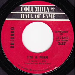 Chicago US I'm A Man / Colour My World Vinyl 7" USED