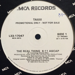 Taxxi The Real Thing Vinyl 12" USED