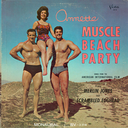 Annette (7) Muscle Beach Party Vinyl LP USED