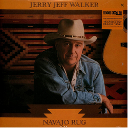 Jerry Jeff Walker Navajo Rug Vinyl LP USED